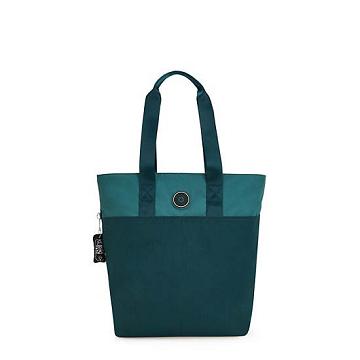 Kipling Hanifa 15" Tote Bag Laptop Çantası Turkuaz | TR 1918RV